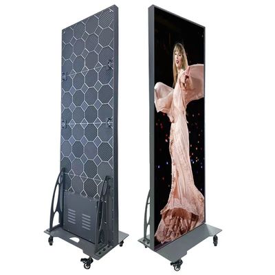 56KG P1.53 đến P2.5 Indoor Poster LED Display IP31 -20~60°C Long 100000H Thời gian sử dụng