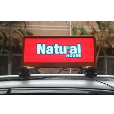 Chiếc xe taxi trên cùng ngoài trời màn hình LED độ sáng cao với kích thước màn hình 960x320mm