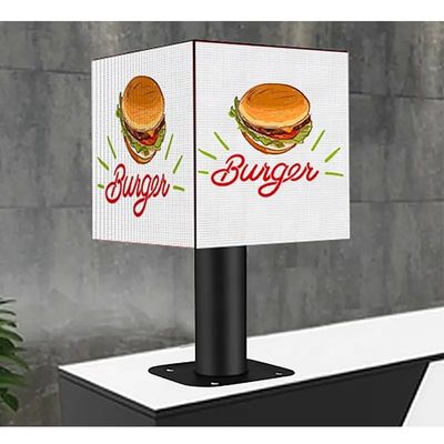 IP31 Magic Cube Commercial LED Display Với Cabinet sắt niêm phong Và 1/32s Quét