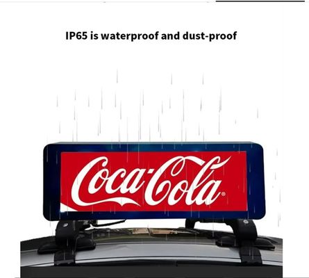 100000 Hours Lifespan P6 Full Color Outdoor SMD LED Mobile Screen Để lắp đặt trên đầu xe