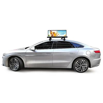Độ sáng Bảng quảng cáo ngoài trời LED 3-in-1 Pixel Car Top Display Screen