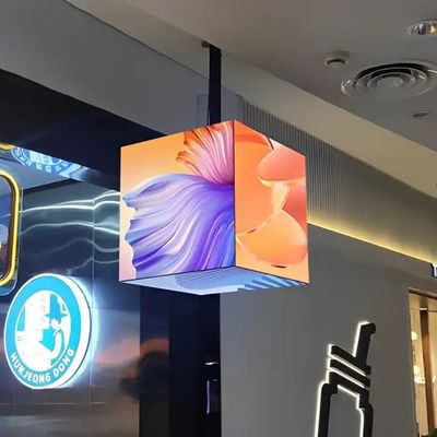 HD thương mại IP31 5 mặt LED Magic Cube Display với tủ sắt tùy chỉnh
