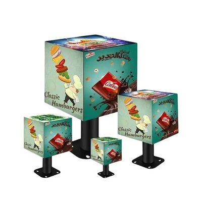 Kích thước tùy chỉnh P2.5 Indoor Cube màn hình hiển thị LED Cho quảng cáo cửa hàng