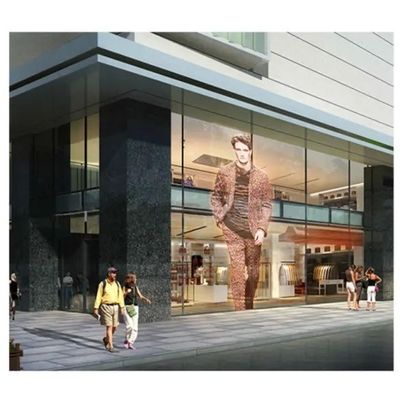 Full Color Flexible Transparent Led Screen Quảng cáo Led Display Cỡ tùy chỉnh