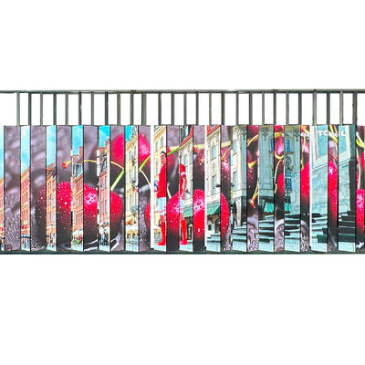 OEM ngoài trời Creative màn hình LED, đường phố hai bên Cột LED Video Wall
